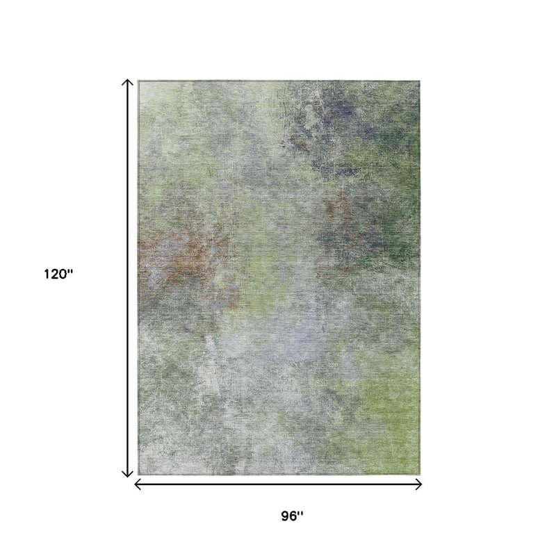 HomeRoots Abstract Transitional Rectangle Outdoor Rug