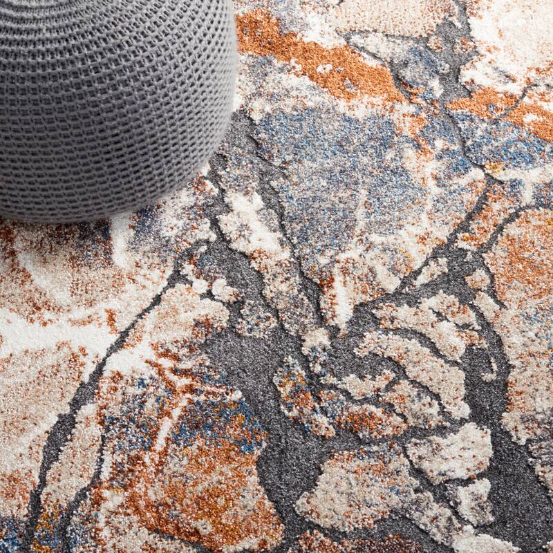SAFAVIEH Cyrus Shag Dilber Modern Abstract Rug