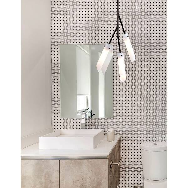 Troy Lighting F7225 High Line Dark Bronze Finish with Opal White Glass Three Light Pendant Troy Lighting F7225 High Line Dark Bronze Finish with Opal White Glass Three Light Pendant