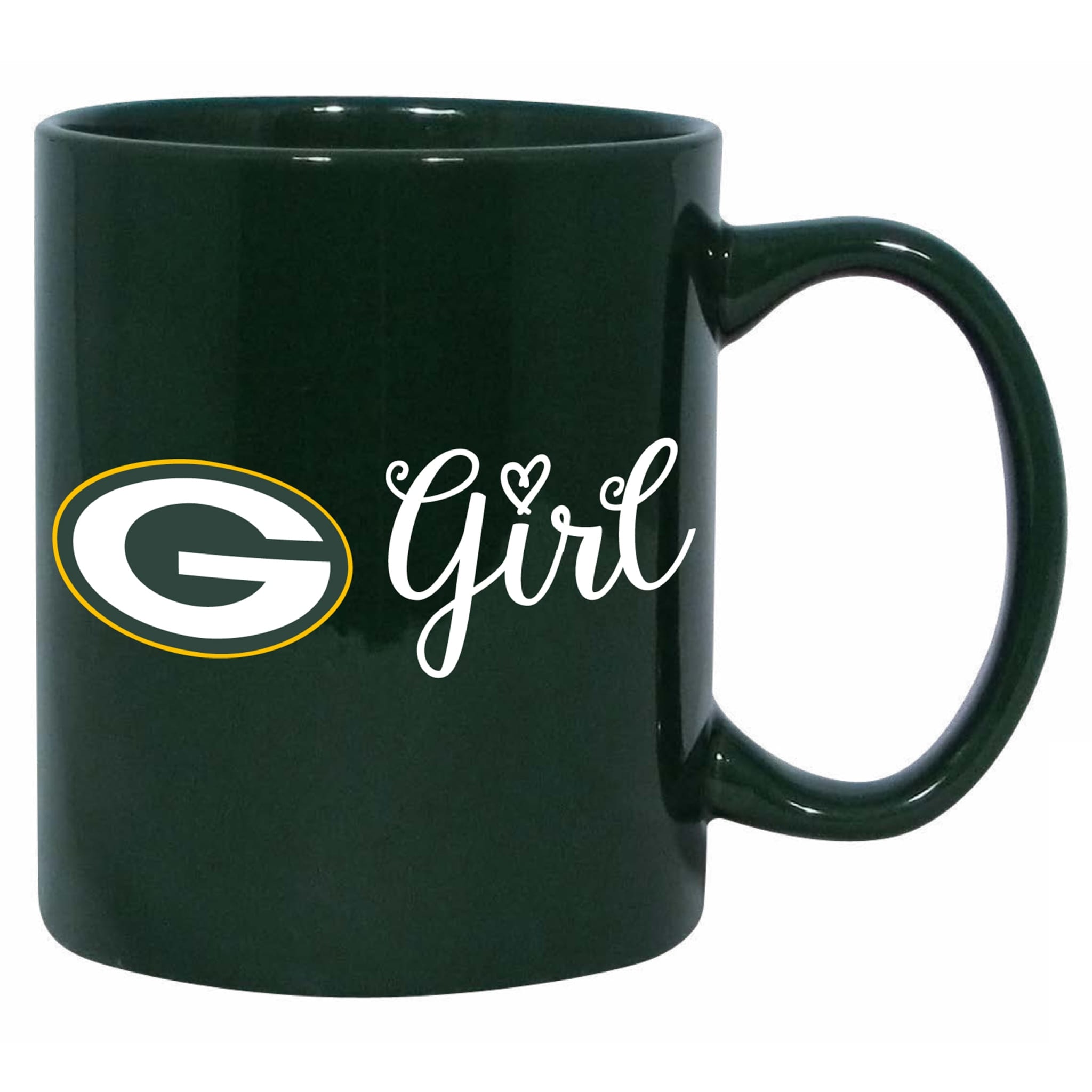 Shop Green Bay Packers Girl 11oz Mug Overstock 18682000