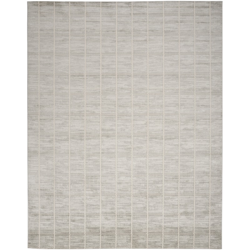 Nourison Serenity Home Indoor Geometric Area Rug - 5' 3" x 7' 3" - Grey/Blue/Light