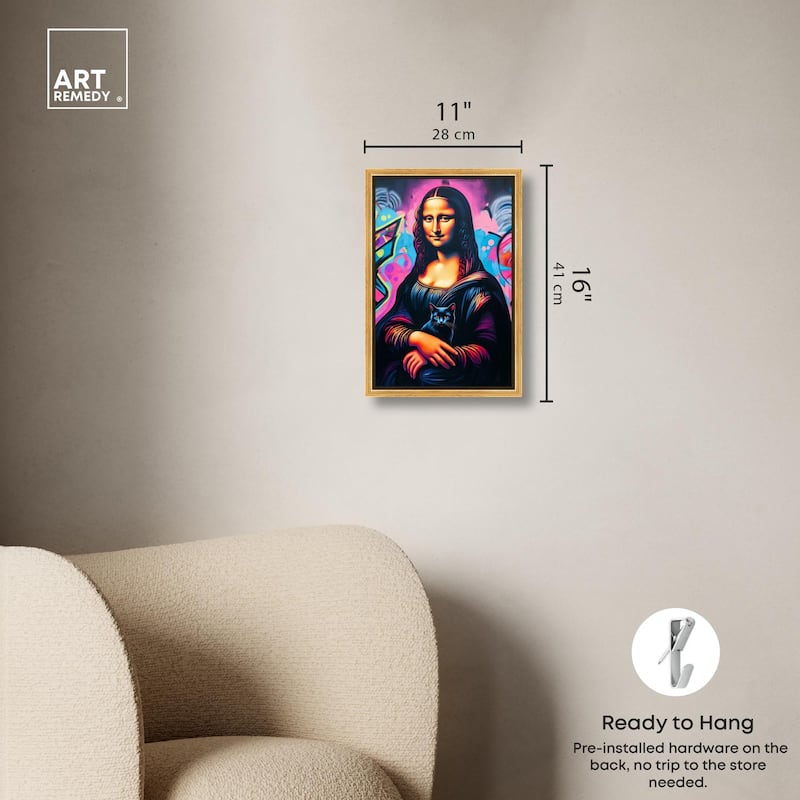 Lisa's Little Secret II Canvas by Art Remedy