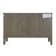 preview thumbnail 5 of 3, Rockport 46 in. W Rectangular Wood 3 Drawer Dresser