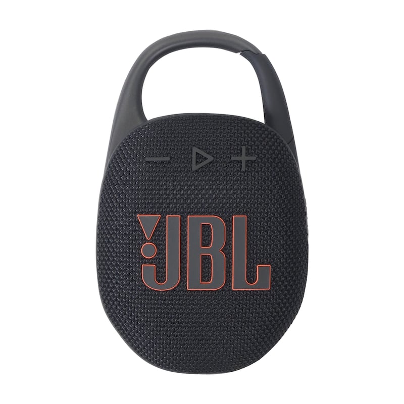 JBL Clip 5 Portable Waterproof Dustproof Wireless Speaker (Black) + Innovexee Waterproof Neoprene Medium Lens Pouch