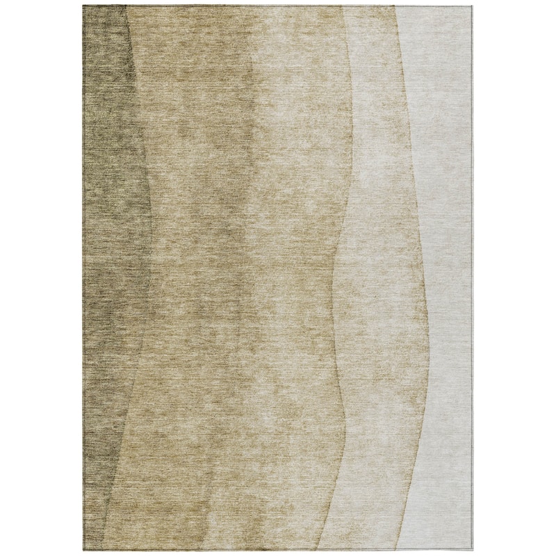 HomeRoots Ombre Transitional Rectangle Outdoor Rug