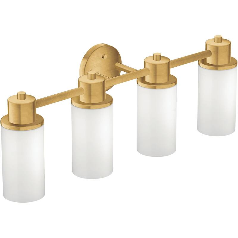 Moen 29.02" Wide 4 Light Down Lighting Vanity Light from the Iso