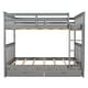 preview thumbnail 50 of 72, Wooden Bunk Bed Frame with Pull Out Storage Drawers, Headboard, Footboard, Ladder, Full-length Guardrail for Kids, Teens