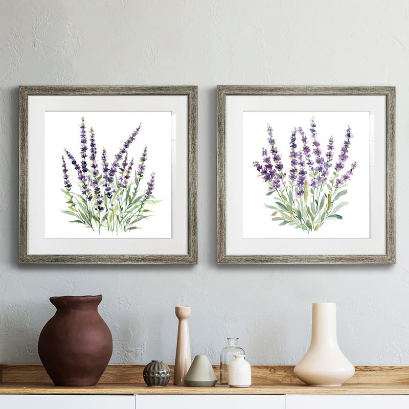 Lavender Botanical I- Premium Framed Print - Ready to Hang