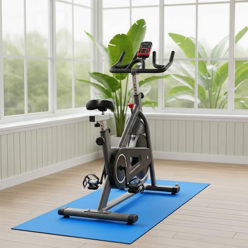 Rubber-Cal "TFS-121 Exercise Bike Mats" - 5mm x 4ft