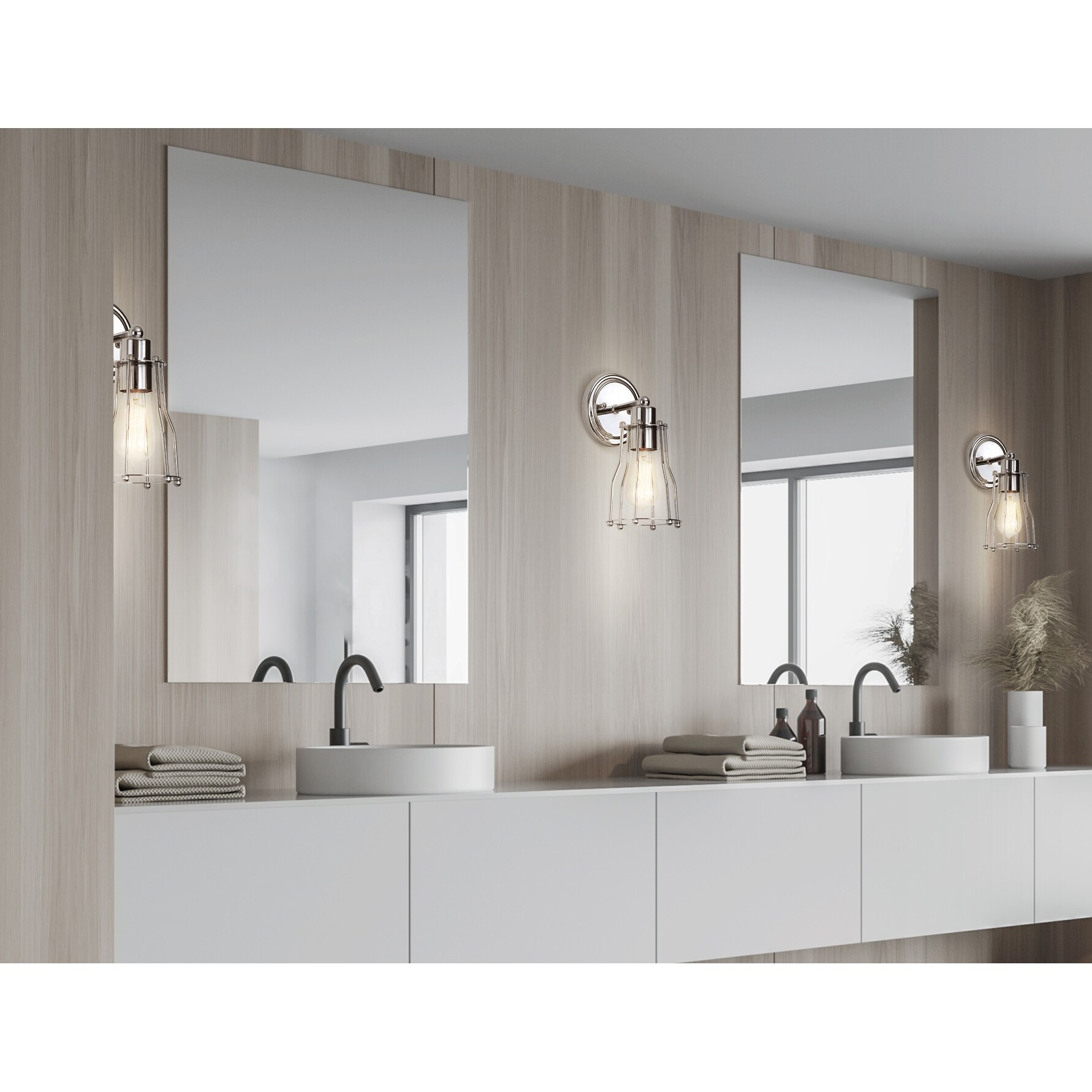 Evelyn Metal Vanity Light by JONATHAN Y - Modern Bathroom Lighting-image