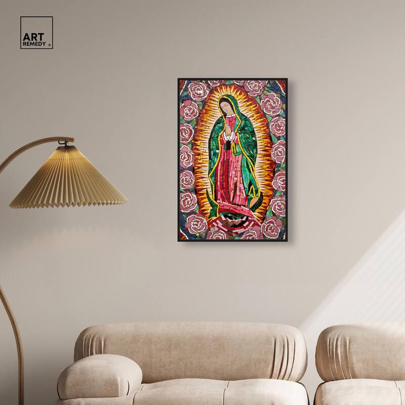 Mother of Mosaic Canvas by Art Remedy