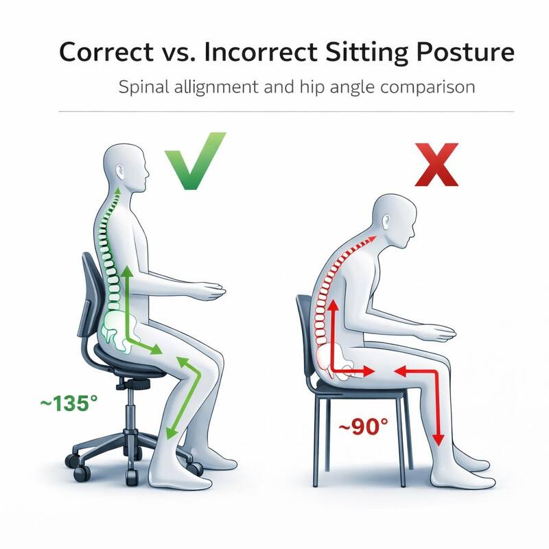 Ergonomic Adjustable Tilt Saddle Stool Chair With Back Support Home Office Exam Waiting Rooms Desk Dentistry Doctor