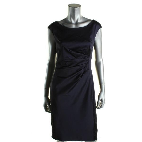 Shop Lauren Ralph Lauren Womens Semi Formal Dress Shift Knee