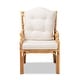 preview thumbnail 3 of 9, Sonia Modern and Contemporary Natural Finished Rattan Armchair
