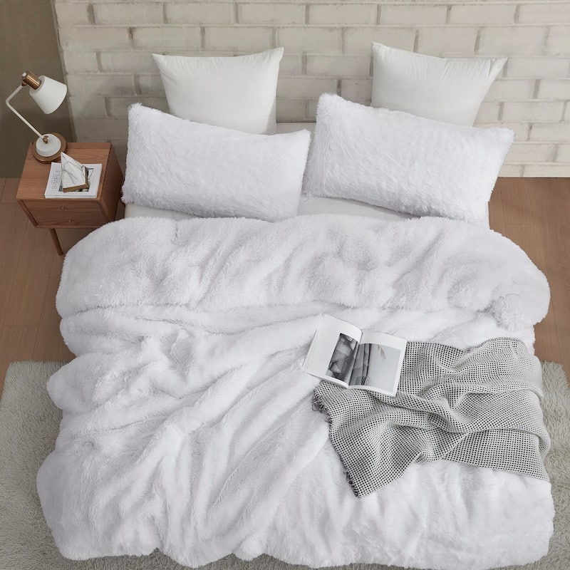 Full of Fluff - Coma Inducer® Oversized Comforter Set - White