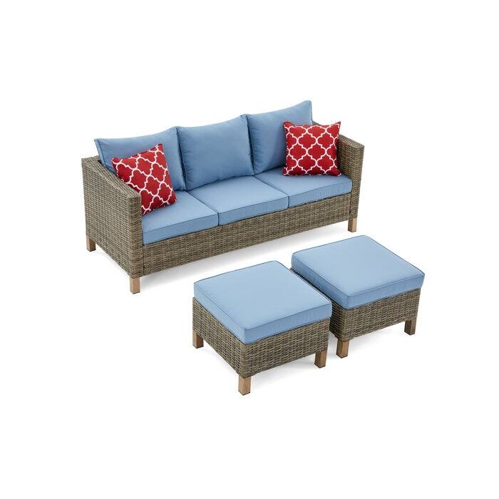 8 Piece Sectional Seating Group with Cushions