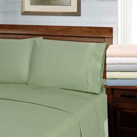 1000 Thread Count Solid Lyocell-Blend Pillowcase Set by Superior