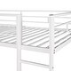 preview thumbnail 4 of 27, Twin Metal Loft Bed with 2 Shelves and one Desk staircase