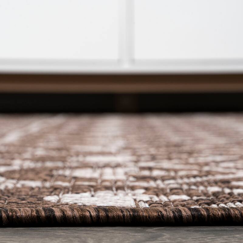 JONATHAN Y Nokat Tribal Bohemian Indoor/Outdoor Area Rug