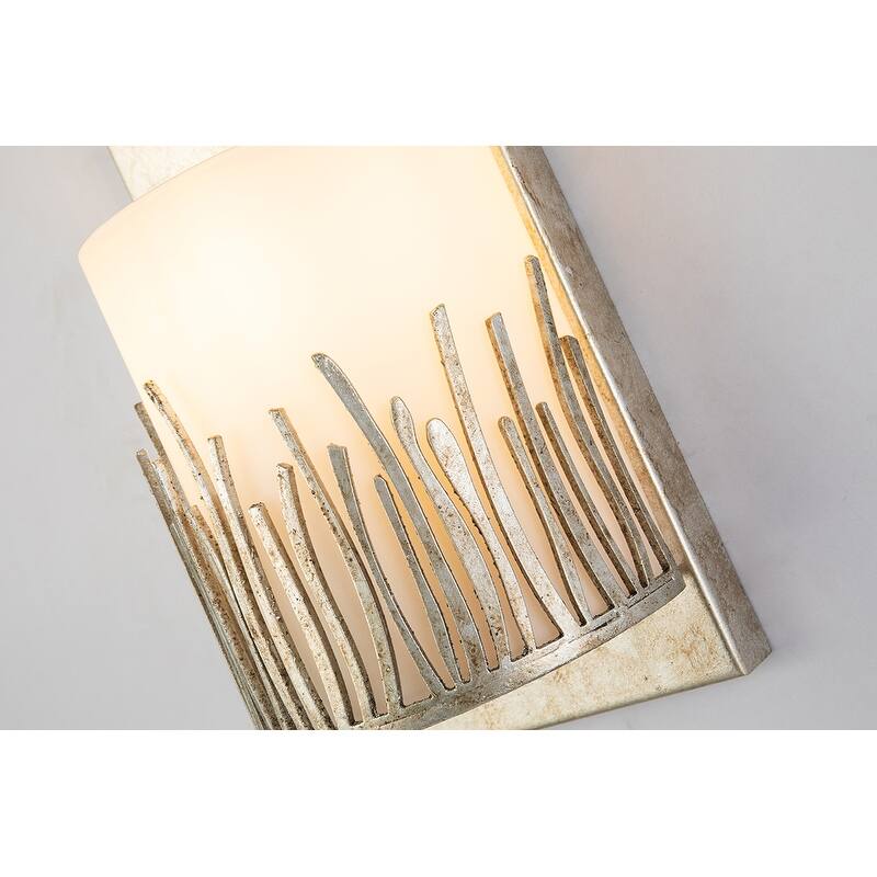 1 Light Wall Sconce in Distressed Silver