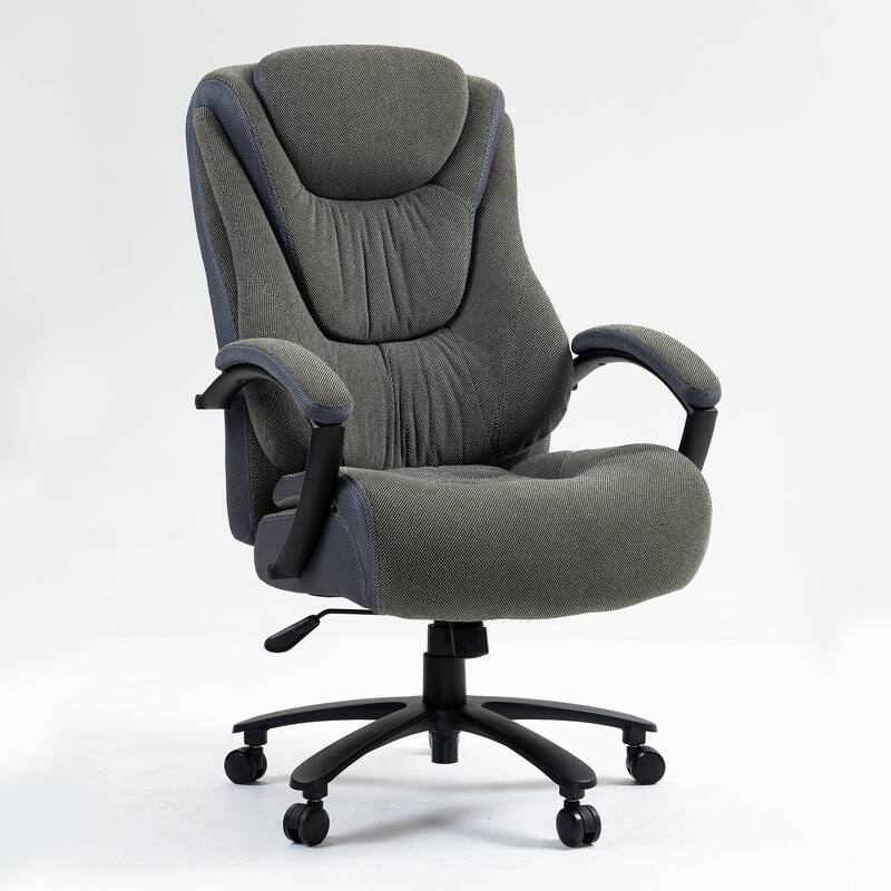 Modern High-Back Office Chair with Adjustable Height, Skin-Friendly Cotton Fabric Material, for Home Offices