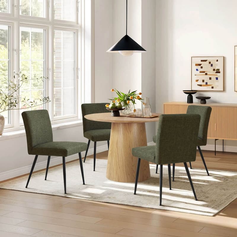 4 Person Dining Chairs (Set of 4) - Green