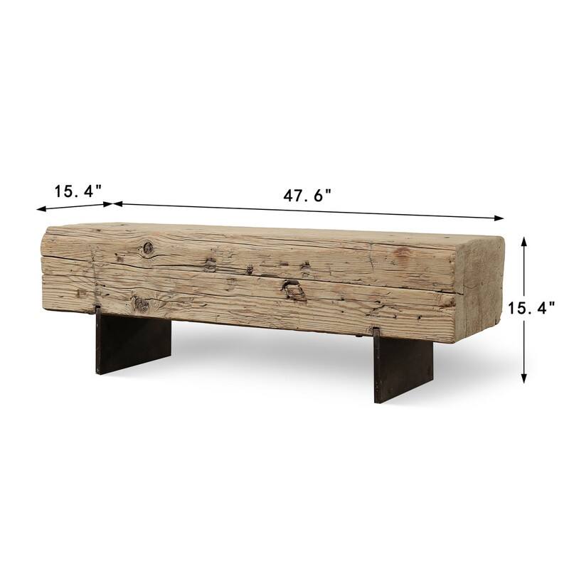 Approx. 48" Long 15" Deep and 15" House Beam Block with Metal Stand