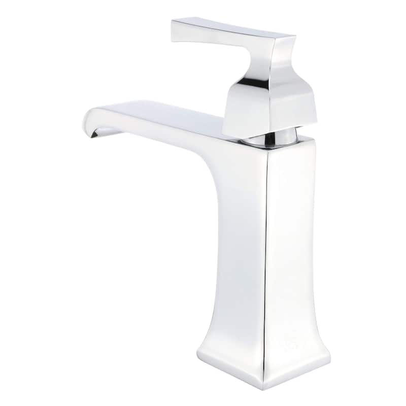 Fine Fixtures Arched Square Single Hole Bathroom Faucet