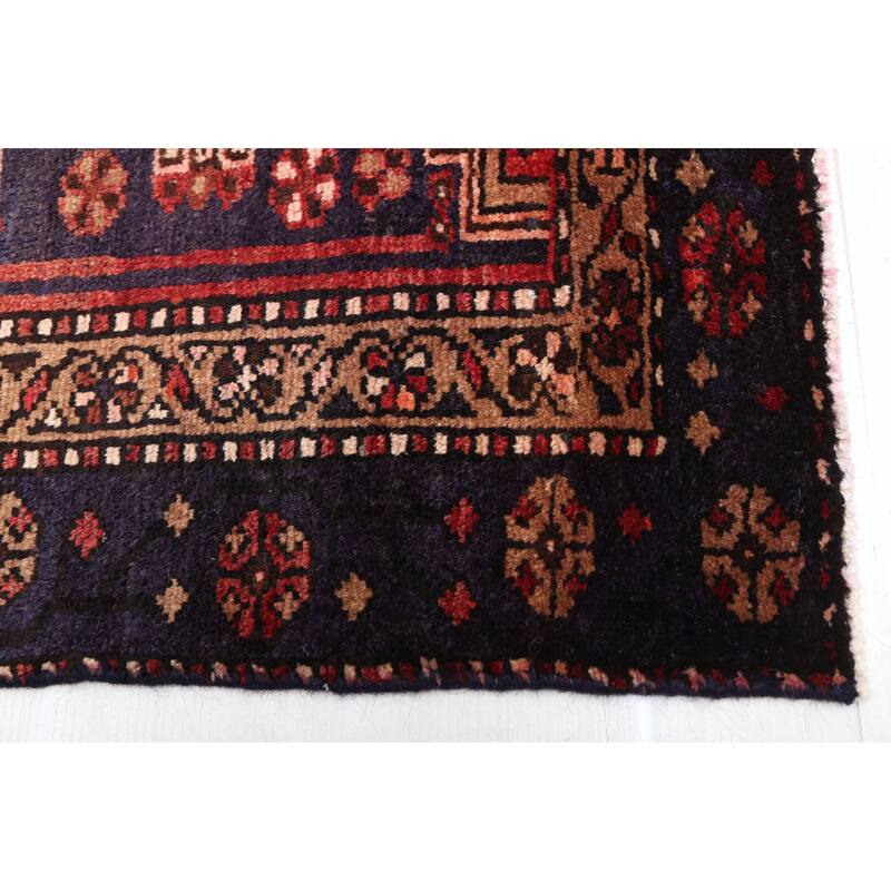 ECARPETGALLERY Hand-knotted Anatolian Vintage Dark Copper Wool Rug - 4'0 x 10'6