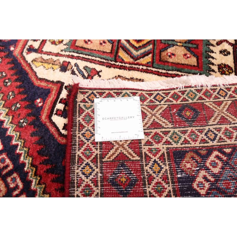 ECARPETGALLERY Hand-knotted Kayseri Dark Navy Wool Rug - 4'8 x 6'6