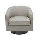 preview thumbnail 29 of 122, UIXE 360° Swivel Barrel Accent Chair Armchair For Living Room