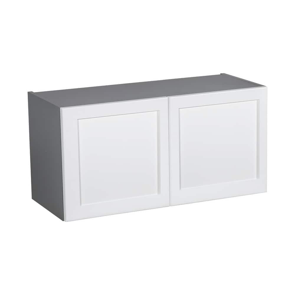 36" x 18" Wall Cabinet-Double Door-Grey - 36 x 18 x 12