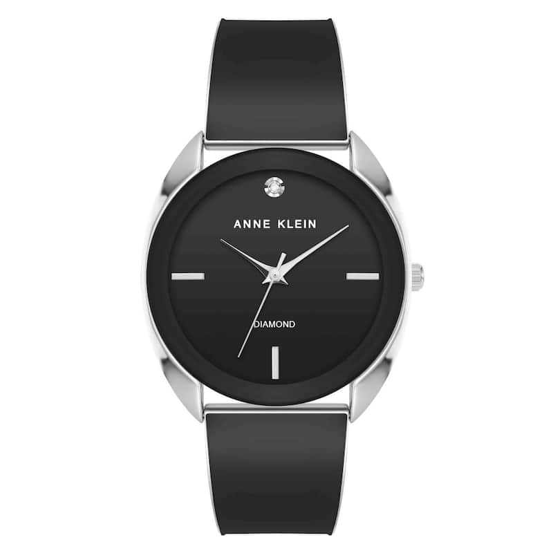 Anne Klein Women's Classic Black Dial Watch - AK/4041BKSV - One Size