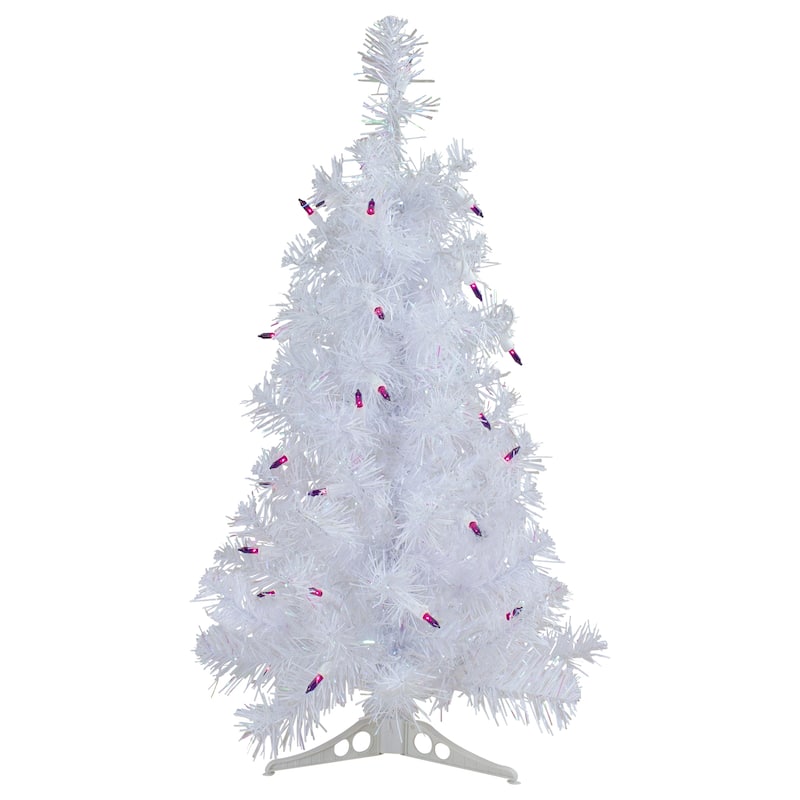 Starry Trees Metal Christmas Decorations - 18.5" - Set of 2 - 2'