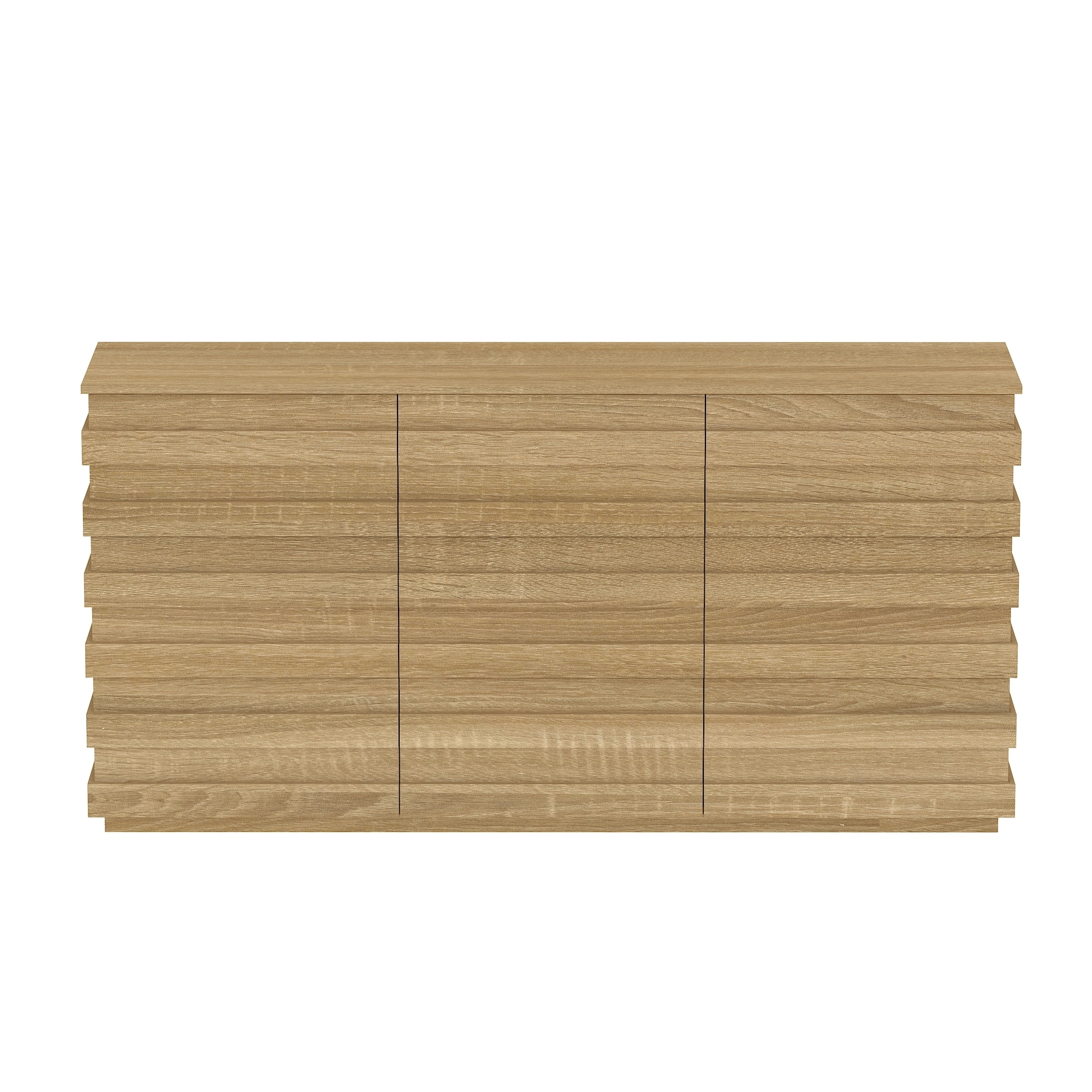 9-Drawer Light Wood Dresser - Modern Storage Cabinet