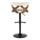 preview thumbnail 101 of 141, Carson Carrington Viby Adjustable Bar Stool with Rounded T Footrest (Set of 2)
