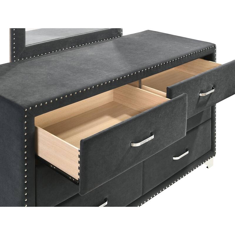Kennedy 6-drawer Upholstered Dresser