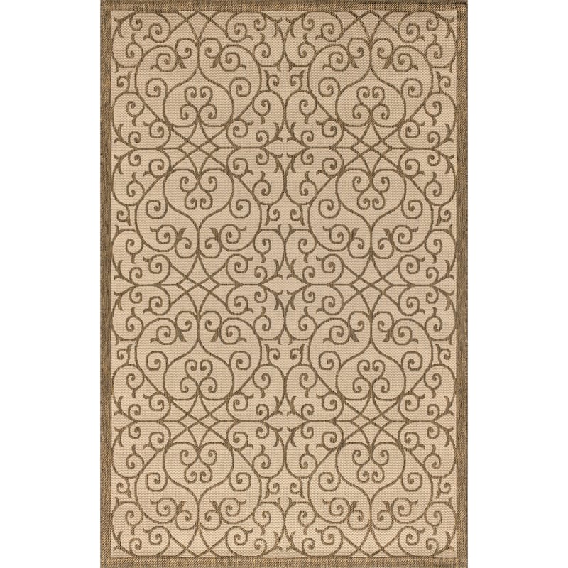 JONATHAN Y Ourika Textured Weave Indoor/Outdoor Area Rug