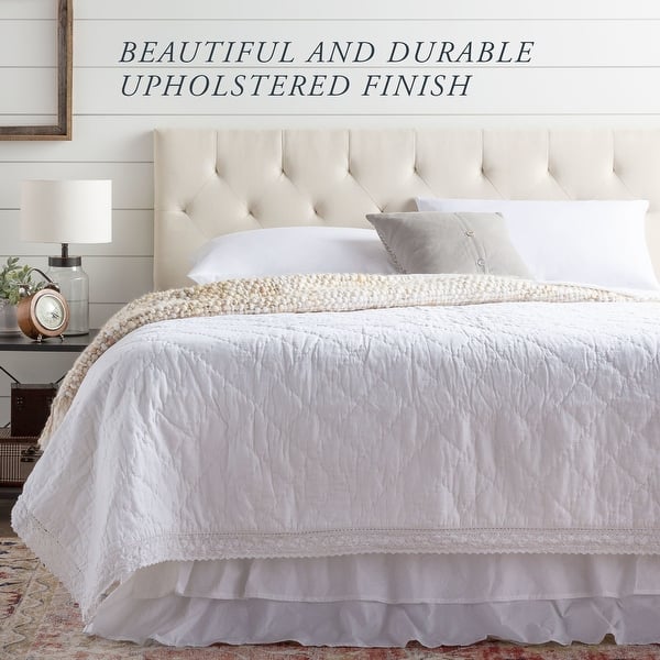 Shop Brookside Emmie Adjustable Upholstered Headboard On Sale