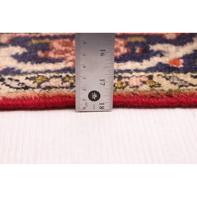 ECARPETGALLERY Hand-knotted Andelz Dark Copper Wool Rug - 2'5 x 9'2