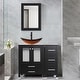 preview thumbnail 103 of 106, 36" Bathroom Vanity with Sink Set Side Cabinet