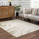 preview thumbnail 11 of 50, Hauteloom Liverpool Living Room, Bedroom Area Rug - Contemporary - Cream,Green - 7'10" x 10'
