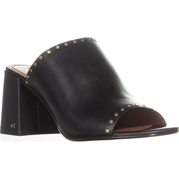 mule block heel sandal