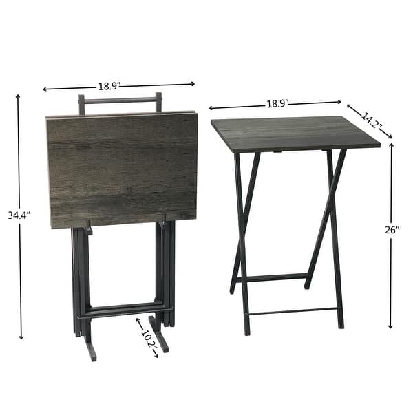 Foldable Snack Table for Small Space - Bed Bath & Beyond - 39870374