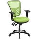 preview thumbnail 63 of 164, Nicholas Mid-Back Blue Mesh Multifunction Executive Swivel Ergonomic Office Chair with Adjustable Arms