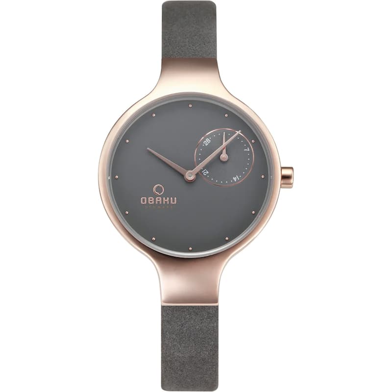 Obaku Women's Vand Gray Dial Watch - V201LDVJRJ - 6 (36)