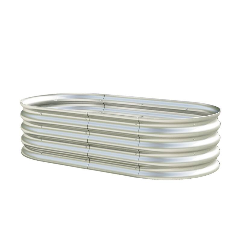 2PCS Raised Garden Bed Kit,Galvanized Planter Raised Garden Beds