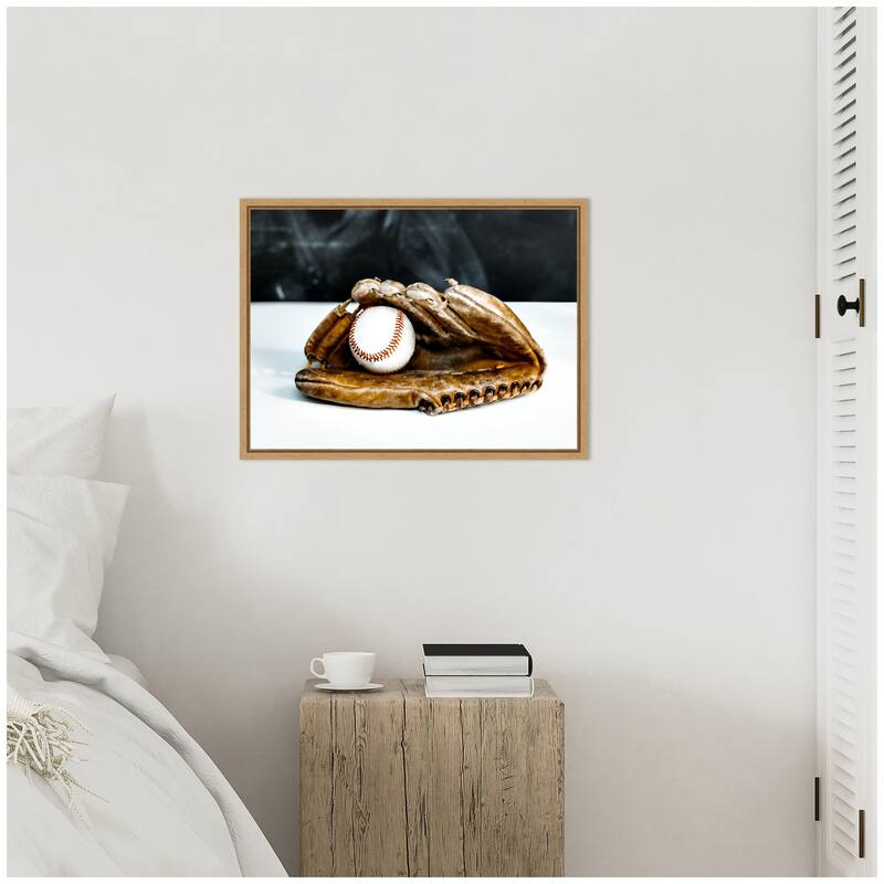 Kate and Laurel Sylvie Ace Framed Canvas by Alicia Abla