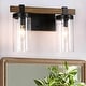 preview thumbnail 19 of 25, Fora Modern Farmhouse Glass Bathroom Vanity Light Dimmable Wall Sconce