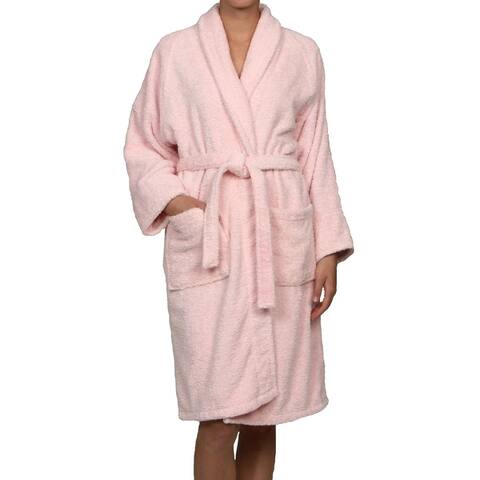 Superior Luxurious 100-percent Combed Cotton Unisex Terry Bath Robe